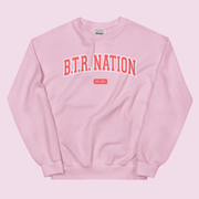 BTR Nation University-Style Sweatshirt