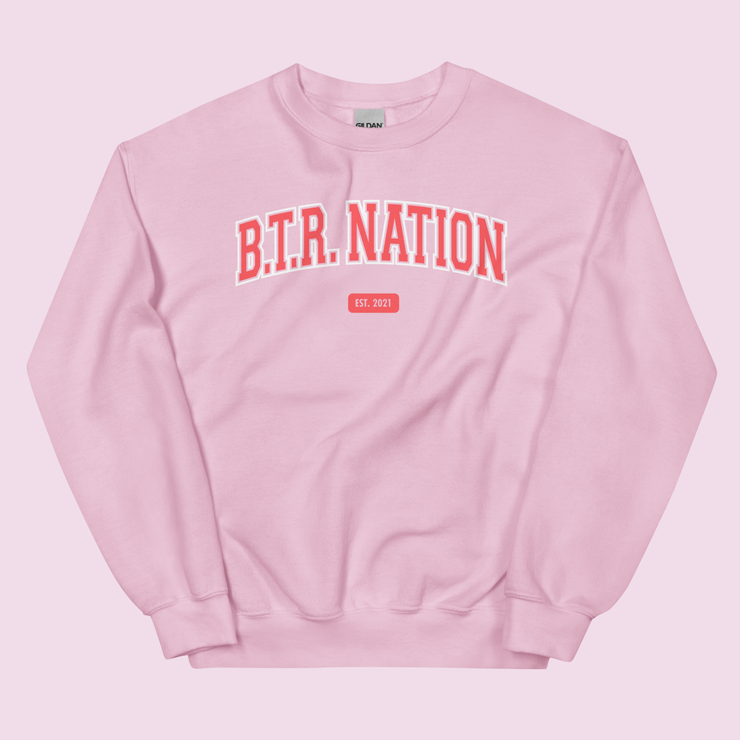 BTR Nation University-Style Sweatshirt