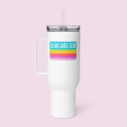 "Clean Label Club" Travel Mug