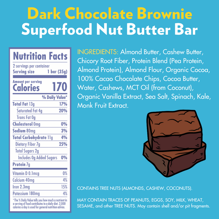 Dark Chocolate Brownie Sampler (4 Count)