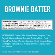 Dark Chocolate Superfood Truffle Cups: Brownie Batter (12 cups)